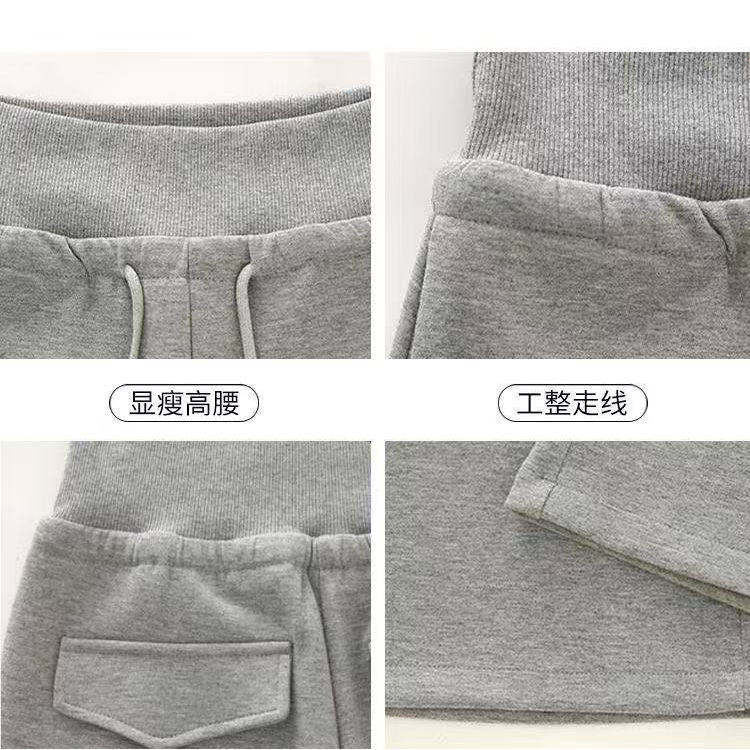 灰色运动裤女春秋夏薄款新款宽松阔腿直筒神裤高腰显瘦休闲卫裤子,淘宝优惠券,粉丝福利购,淘宝优惠卷