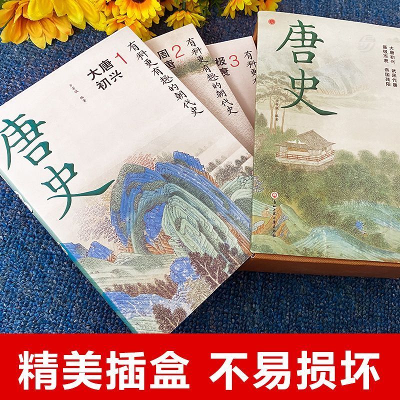 正版速发 唐史 全4册 中国历史经典文学系列唐朝那些事儿历史人物中国古代史唐朝兴亡三百年大唐兴亡全过程历史类书籍 gcx - 图1