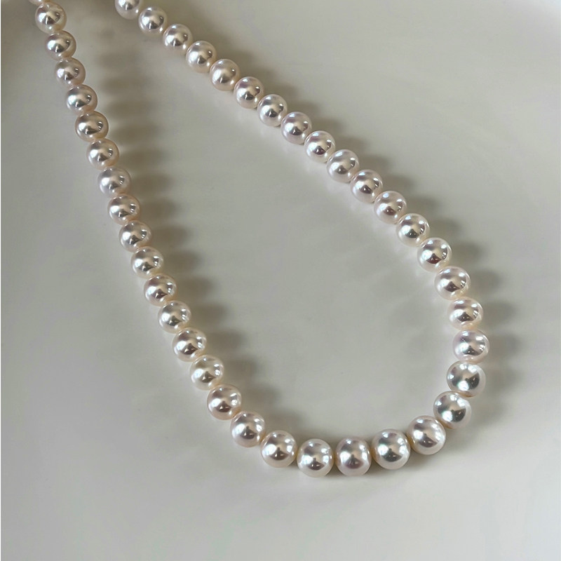 『国货之光』极光淡水珍珠项链国产珍珠大颗粒淡水颈链吉尔德大证,淘宝优惠券,粉丝福利购,淘宝优惠卷