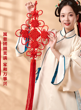 中国结挂件大中小号红色同心结平安节富贵结招财春节新年喜庆装饰