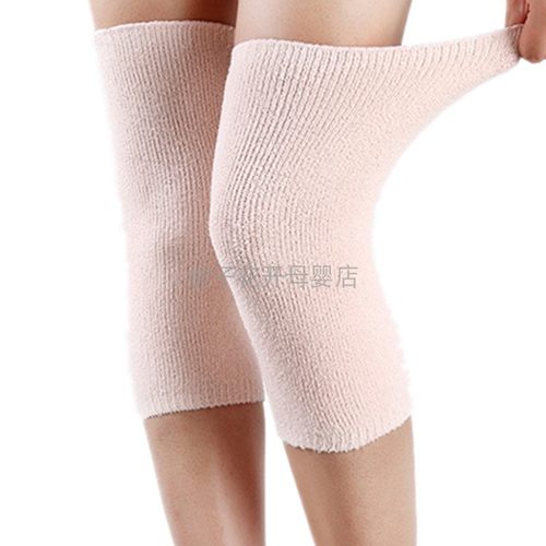 长款保暖护膝护小腿套坐月子关节男女士空调房防寒睡觉袜珊瑚绒 - 图3
