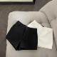 Plus size fat mm white suit shorts for women 2026 new high waist versatile slim fashion niche black hot pants