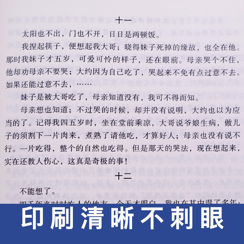 呐喊 鲁迅小说作品集 正版学生课外阅读经典文学现当代文学小说 现代经典散文小说 课外书读物 狂人日记孔乙己  725 - 图2