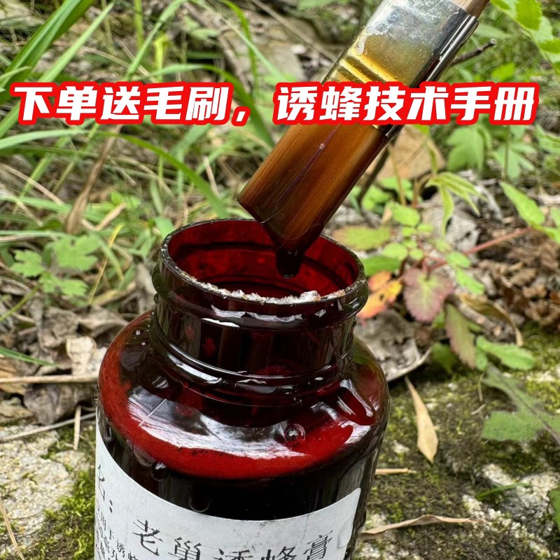 老巢诱蜂膏野外引蜂招蜂专用中土蜂诱蜂水蜂王信息素蜂蜡诱蜂用具 - 图2