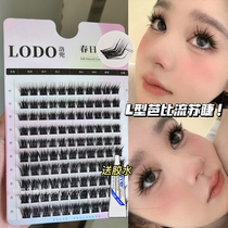 Type l Barbie Flow Su Dense Mascara Hood Wide Angle Fake Eyelash Large Capacity Single Cluster Nature Emulation Segmental Eyelash Eyelash