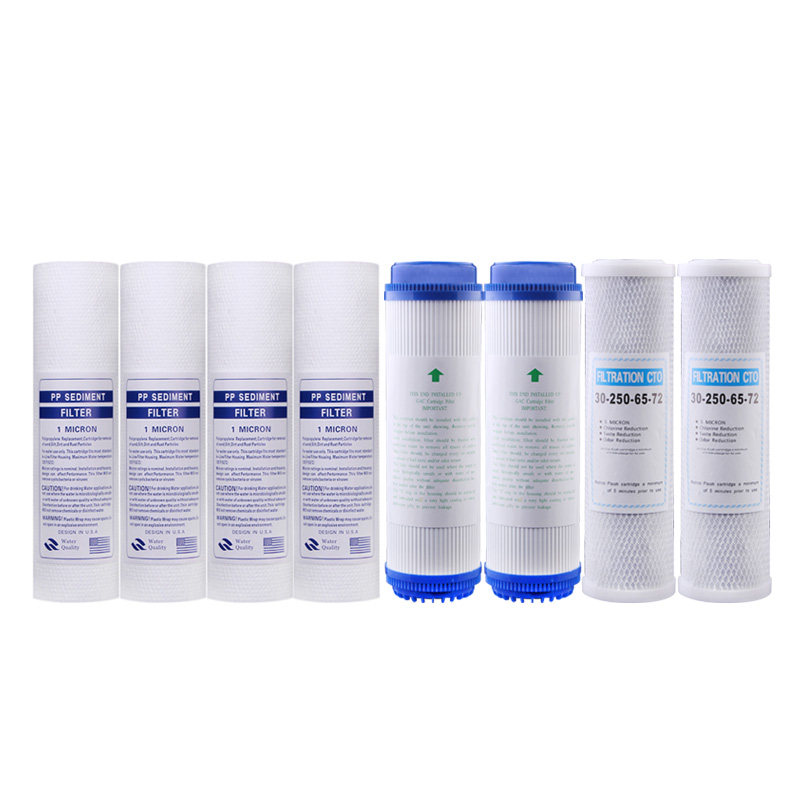 家用净水器滤芯通用五级10寸套装PP棉滤芯UDF颗粒活性炭CTO过滤芯 - 图3