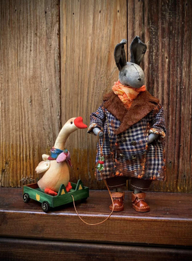 空想集手作&秋尘手作手工布偶挂件装饰摆件阳台布置