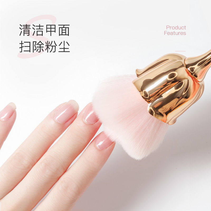 玫瑰花化妆刷大号散粉刷蜜粉粉饼定妆刷腮红刷美妆彩妆单支新款刷,淘宝优惠券,粉丝福利购,淘宝优惠卷