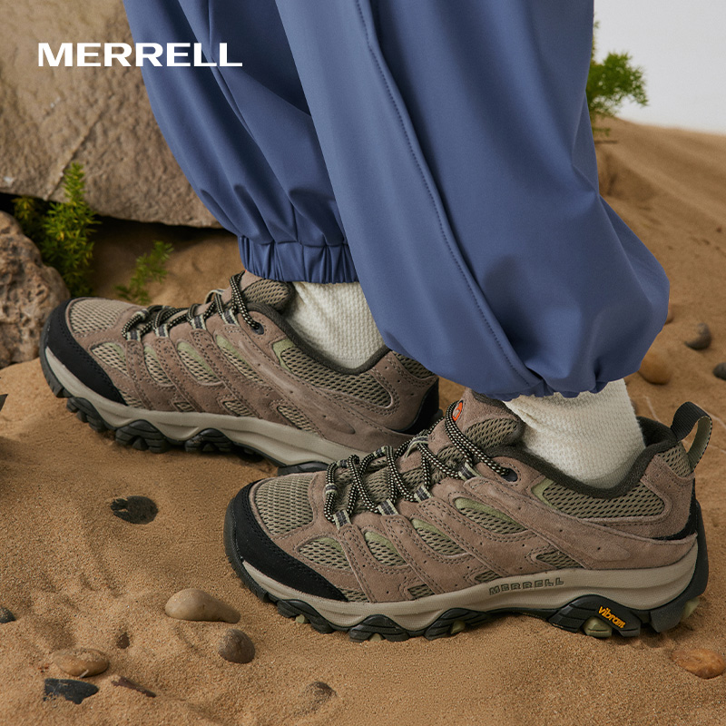 迈乐MERRELLMOAB3户外登山徒步鞋抓地耐磨情侣防滑透气运动鞋男女 - 图1