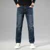 High-end light luxury cotton men's jeans 207