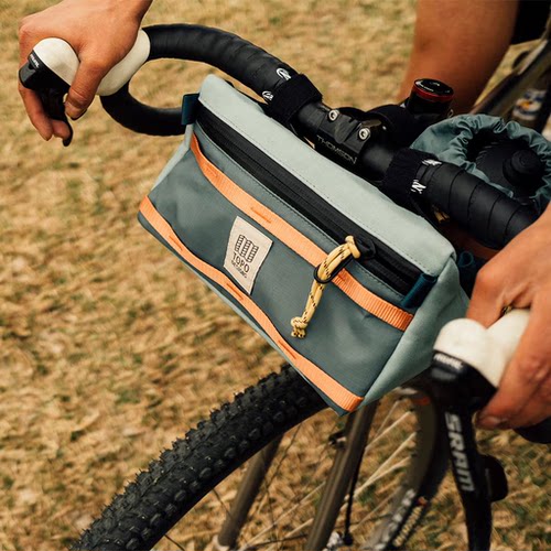 [现货]TOPO DESIGNS BIKE BAG 户外骑行包复古自行车包小布车头包 - 图1