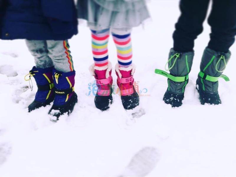 现货 Sorel Flurry 冰熊 亲子大小童防水防滑厚底儿童雪地靴鞋,淘宝优惠券,粉丝福利购,淘宝优惠卷