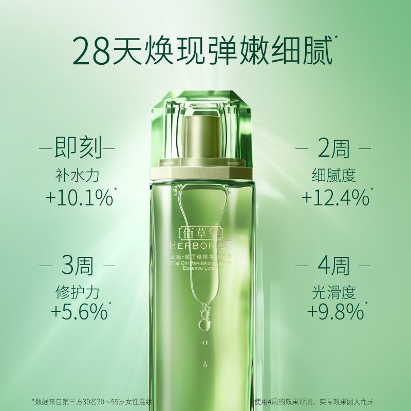 佰草集酵母微精华太极水面部原生液 上海家化面部护理套装