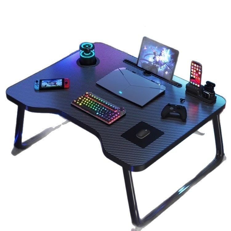 新款宿舍电竞风碳纤维床上学习桌书桌家用懒人支架卧室飘窗桌写字,淘宝优惠券,粉丝福利购,淘宝优惠卷
