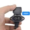 Tailing electric vehicle battery charger adapter adapter cable cloud jack Tailing four-hole output cable