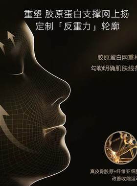 30%添加玻色因黑绷带面霜保湿修复淡纹抗皱紧致抗衰老胜肽面霜