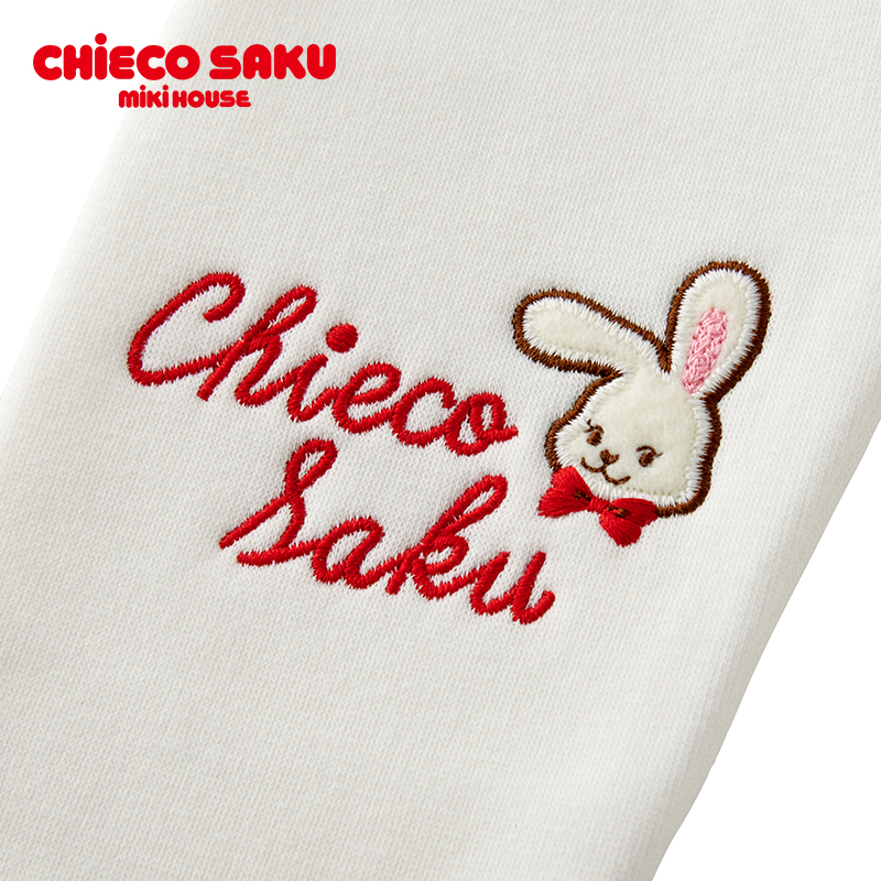 MIKIHOUSE日本制女童打底裤秋冬内里抓绒弹力保暖裤子CHIECO SAKU - 图0