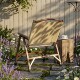 Kermit chair beech stainless steel double canvas removable
