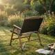 Kermit chair beech stainless steel double canvas removable