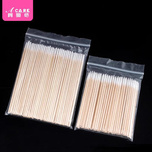棉签/纹绣A1pn001-尖头小细头牙签式棉棒眼线化妆用便携修眉纹眉 - 图0