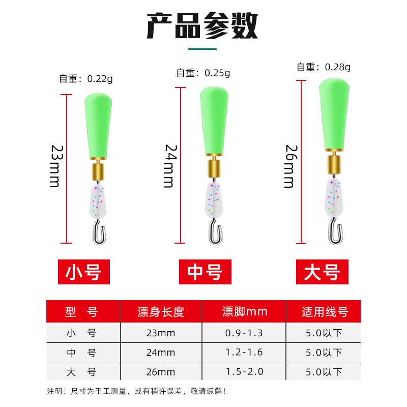 快速漂座硅胶特级铜头子线夹钓鱼漂座可拆卸滑漂秒换连接器鱼浮漂-图0