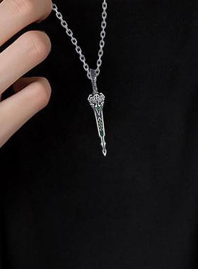 复古泰银项链动漫周边王林武器飞剑吊坠小说国漫学生百搭饰品