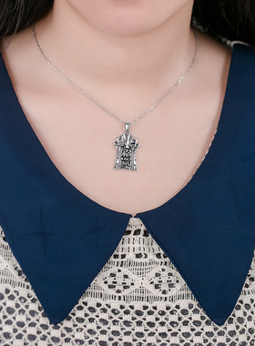 复古秦时明月项链国漫周边农家侠魁神农令吊坠男女百搭饰品