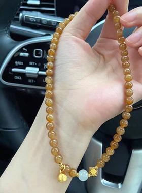 古法新中式饰品吊坠双圈手链