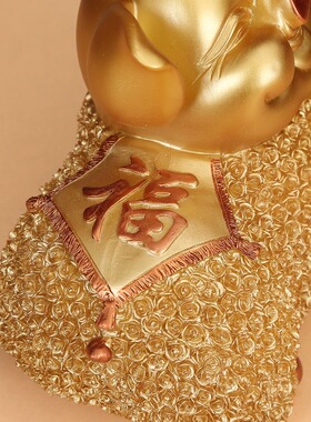 招财金猪摆件家居客厅装饰品创意电视柜酒柜乔迁开业礼品结婚摆设