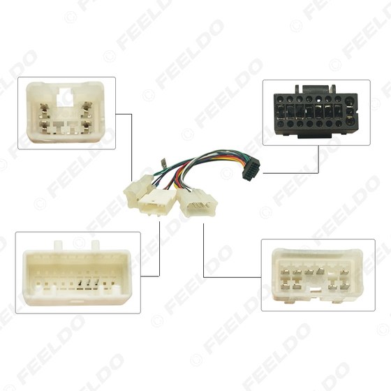 Suitable for Toyota Corolla Corolla Overlord whis Geely Palm News Android Navigation special power cord tail line