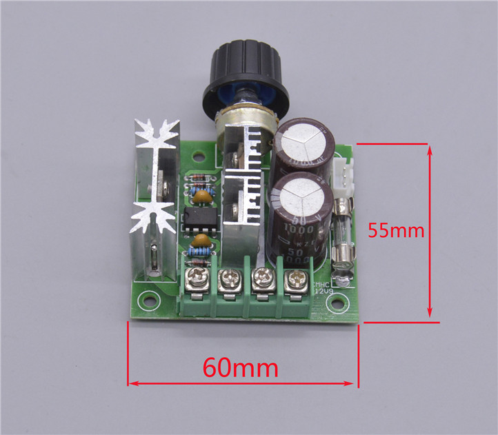 直流电机调速器400W10A电机水泵气泵调速PWM调压大功率 - 图0