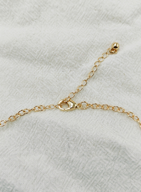 【项链】40CM+6CM延长项链时尚个性百搭锁骨链水滴造型配饰H036