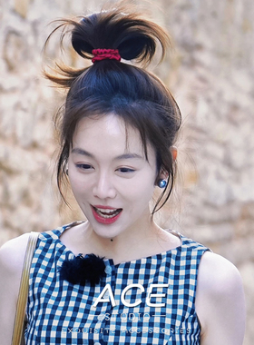姜妍同款19姆米真丝小肠发圈发饰