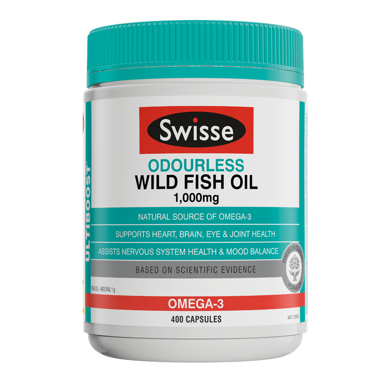 swisse深海鱼油软胶囊dha欧米伽3omega3中老年成人非鱼肝油400粒 - 图3