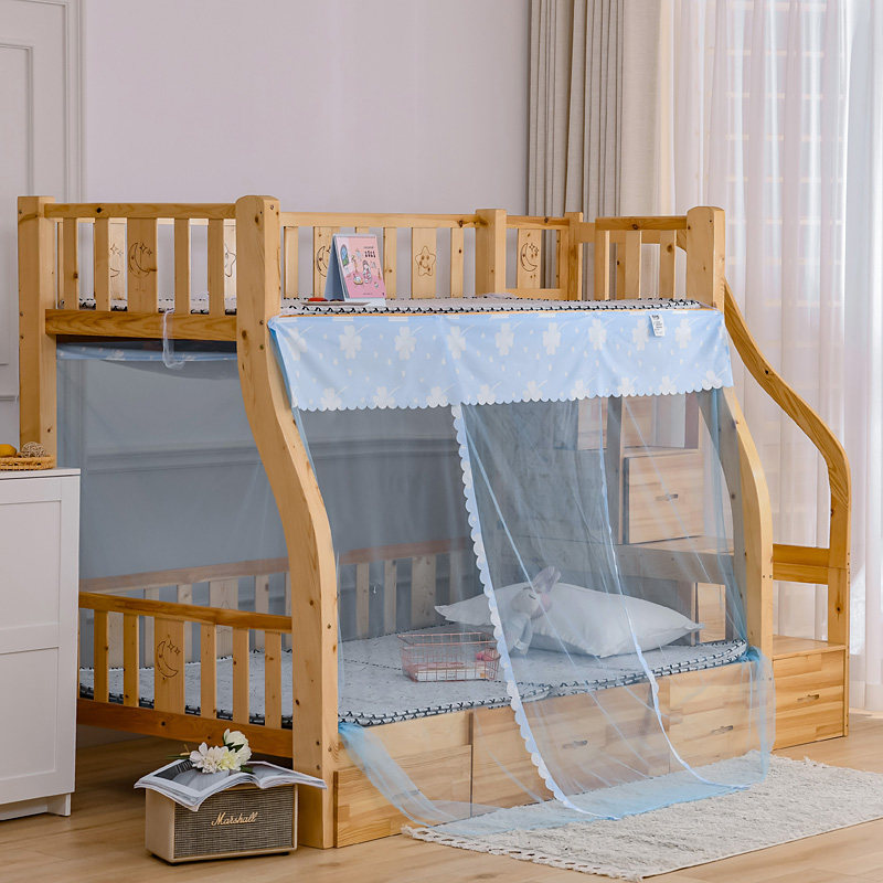 子母床蚊帐上下铺0.9M1.2m1.35米高低儿童梯形上窄下宽蚊帐专用,淘宝优惠券,粉丝福利购,淘宝优惠卷