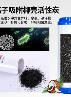 活性炭净水器滤芯前置颗粒