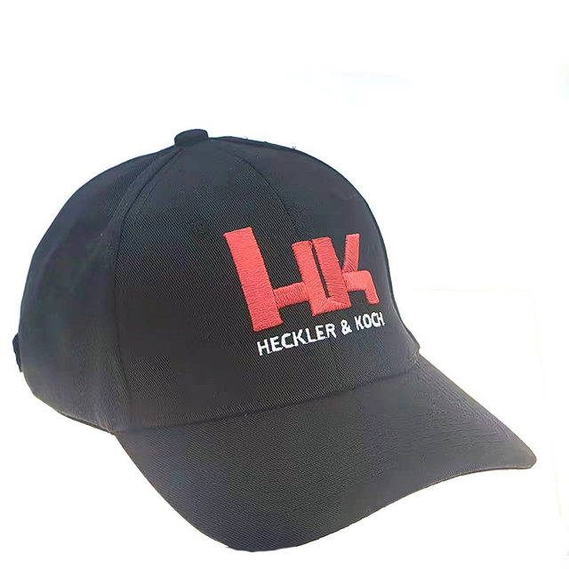 HK Hat Toy Gun Chicken Eating Game HK416 Lettering Embroidery Logo Hat