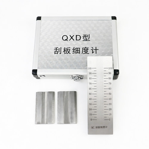 祈工QXD刮板细度计油墨涂料颗粒细度测试细度板 0-25/50/100μm - 图3