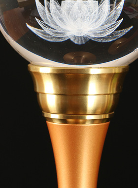 工艺古法琉璃佛前长明灯