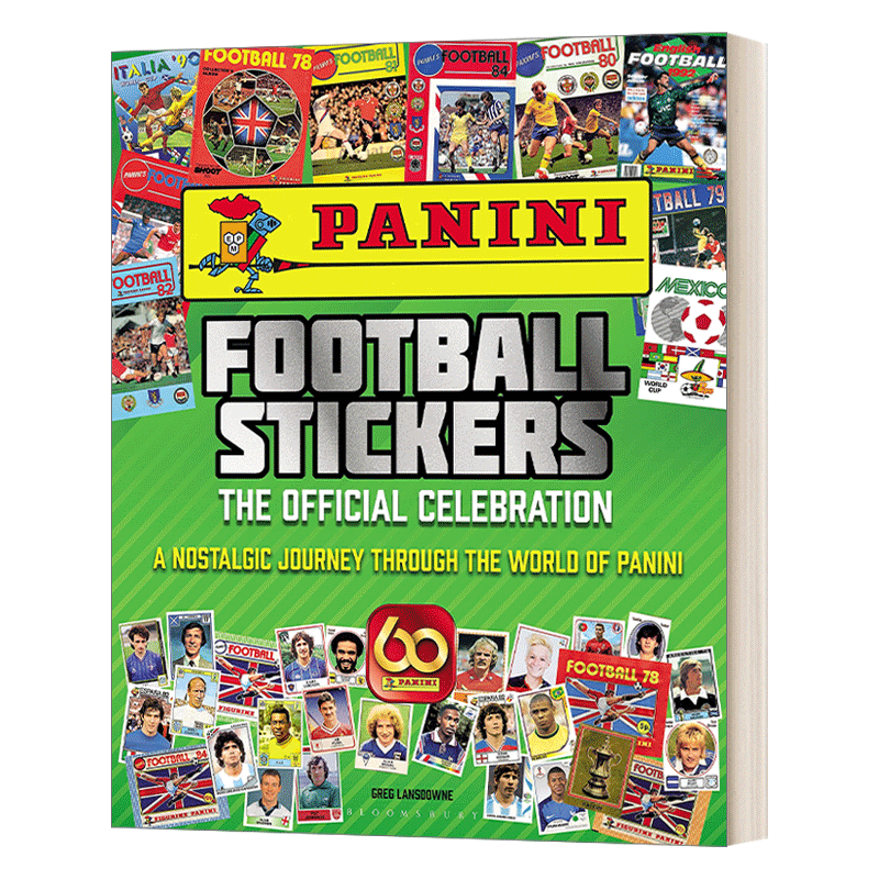 英文原版 Panini Football Stickers The Official Celebration帕尼尼足球贴纸收藏世界足球的怀旧之旅精装英文版进口英语书-图0