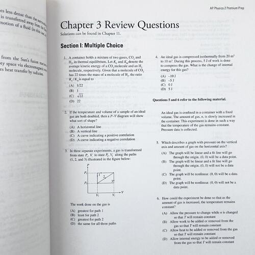 英文原版 Princeton Review AP Physics 2 Premium Prep 10th Edition 普林斯顿评论AP物理2 增值版 2025 第10版 进口英语原版书籍 - 图2