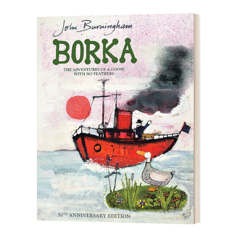 宝儿 无毛鹅的冒险故事 英文原版 Borka the Adventures Of A Goose With No Feathers 英文版 John Burningham 进口英语原版书籍 - 图0