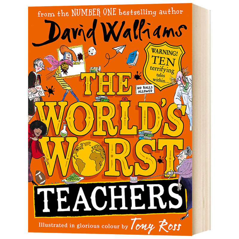 糟糕怪老师 英文原版 The World’s Worst Teachers 大卫少年幽默小说系列新作 大卫威廉姆斯David Walliams 全英文版进口英语书籍 - 图0