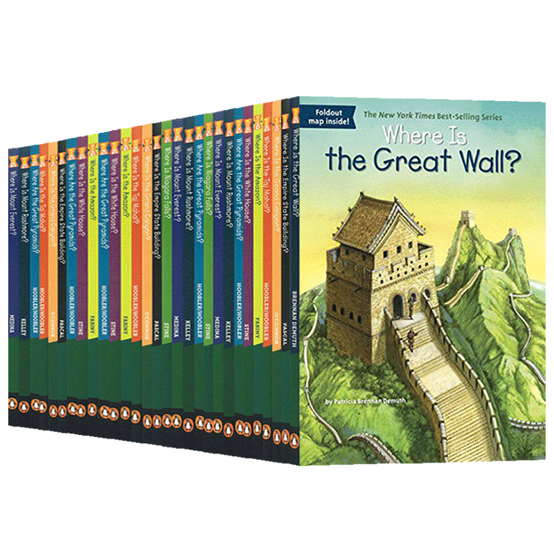 Where Is世界地理历史遗迹 英文原版 白宫金字塔斗兽场 儿童桥梁章节小说少儿中小学生科普读物英语书籍What Is/Who Was系列全套,淘宝优惠券,粉丝福利购,淘宝优惠卷