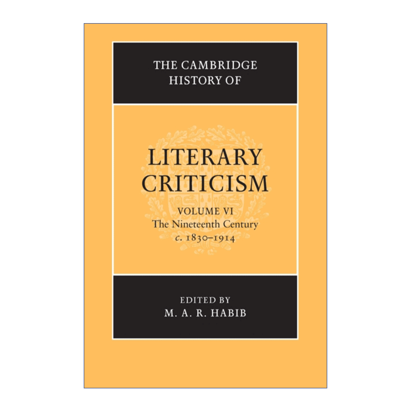 英文原版书 The Cambridge History of Literary Criticism– - 图0