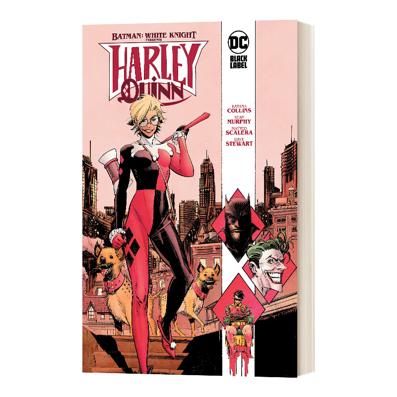 英文原版 Batman White Knight Presents Harley Quinn 蝙蝠侠 白骑士 英文版 Katana Collins 进口英语原版书籍 - 图1