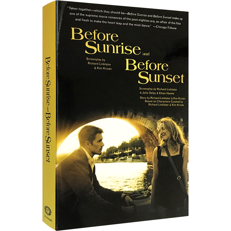 爱在日落黄昏时英文原版 Before Sunrise and Before Sunset爱在黎明破晓前奥斯卡奖电影剧本正版原著小说全英文进口英语书籍-图3