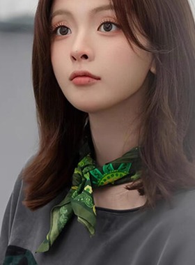 向往的生活杨超越同款腰果花方巾