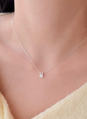 兔子满钻项链简约气质ins风韩版