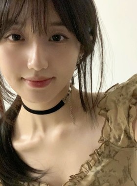 经典简约黑色女朋克风项链